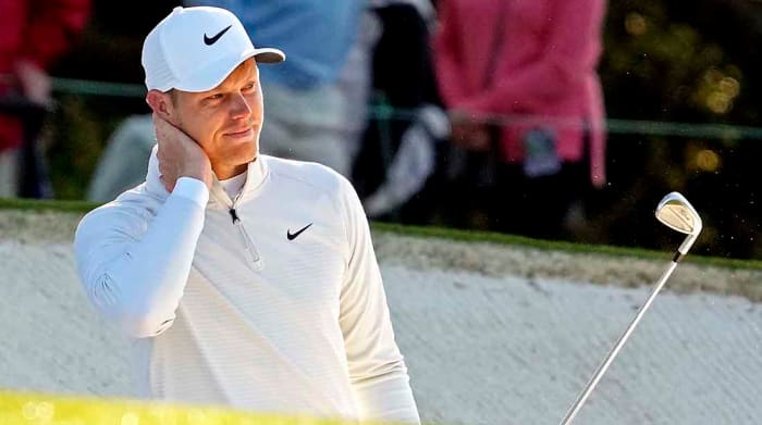 Australia's Cam Davis is pictured at the 2022 Masters.